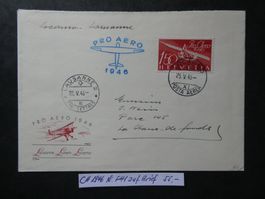 CH 1946 Nr. F41 auf schönem Brief