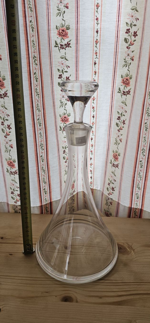 Caraffe: Glaskaraffe mit Stopfen  – Usato da Saanen venduto da Steierlein