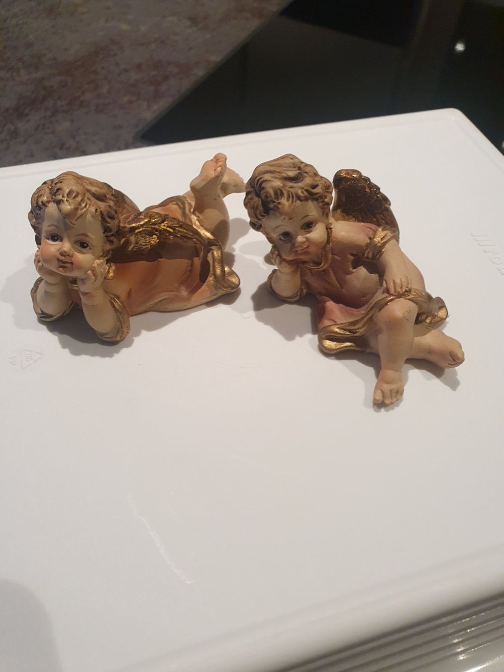 Statuette: 2 wunderschöne Engeli – Nuovo e nell'imballaggio originale da Reinach venduto da 3Guggerli 4