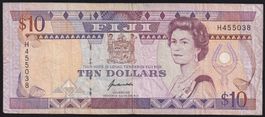Fiji 10 Dollars 1992