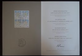 Karte 2010 mit 4er Block