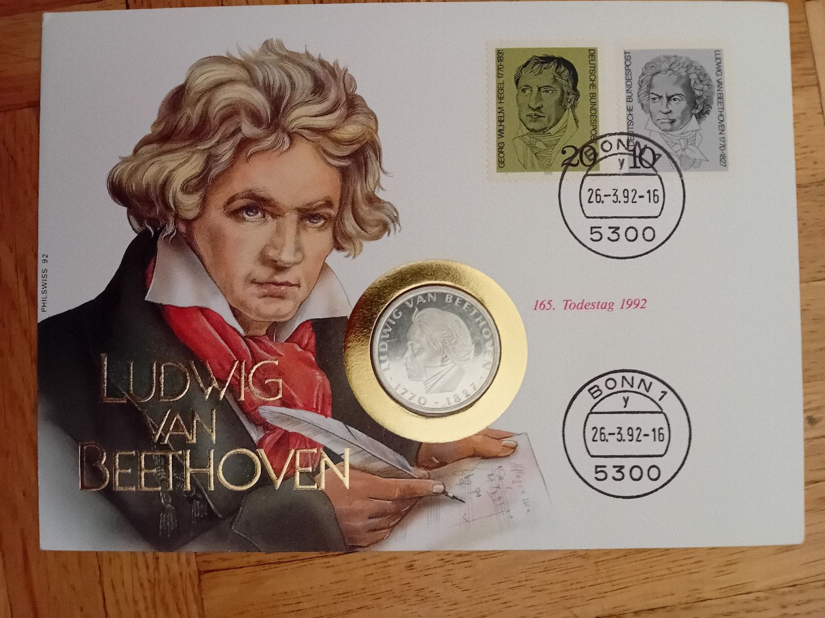 Tutti le monete: Muenzbrief Silber 5 Mark Beethoven – Nuovo (secondo la descrizione) da Muralto venduto da Alex1912