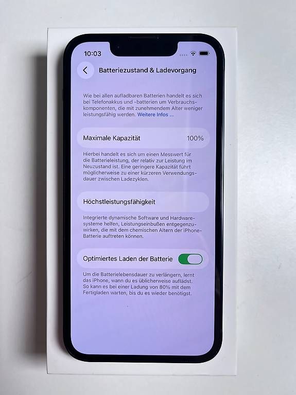 Apple Telefoni cellulari / Smartphones: iPhone 13 Mini | 128 GB | Midnight | Premium-Zustand – Usato da Widnau venduto da collynrefurb 9