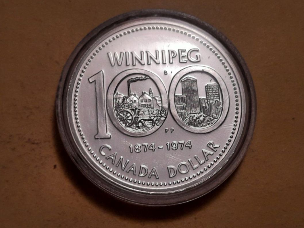 Tutti le monete: Kanada 1 Dollar "Winnipeg" 1974 Silber – Usato da Buchs SG venduto da numispatica 1