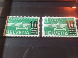 1935 Nr. F20.1A.11 ** 2 Varianten Katalogwert: 350.00 CHF
