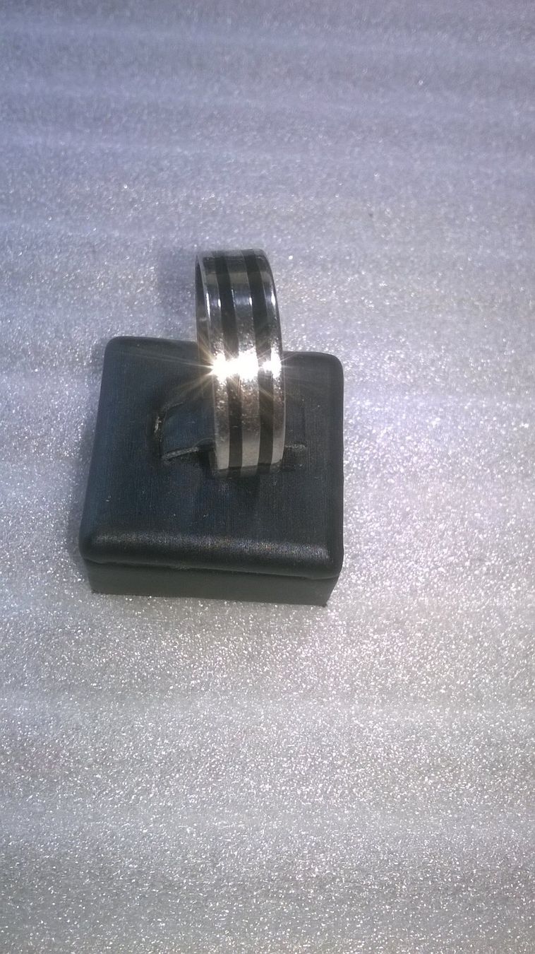 Anelli: RING EDELSTHAL,,,MIT SCHWARZ GEMACHT – Nuovo (secondo la descrizione) da Basel venduto da bijoutrie_4 4