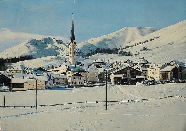 Ansichtskarten: ZUOZ im Winter – Gebraucht aus Jona von philajona