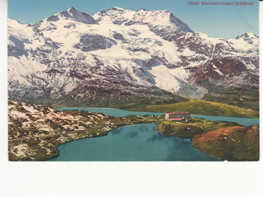 Cartoline postali: Bernina Hospiz ca. 1920 – Usato da Bürglen TG venduto da StampGraf