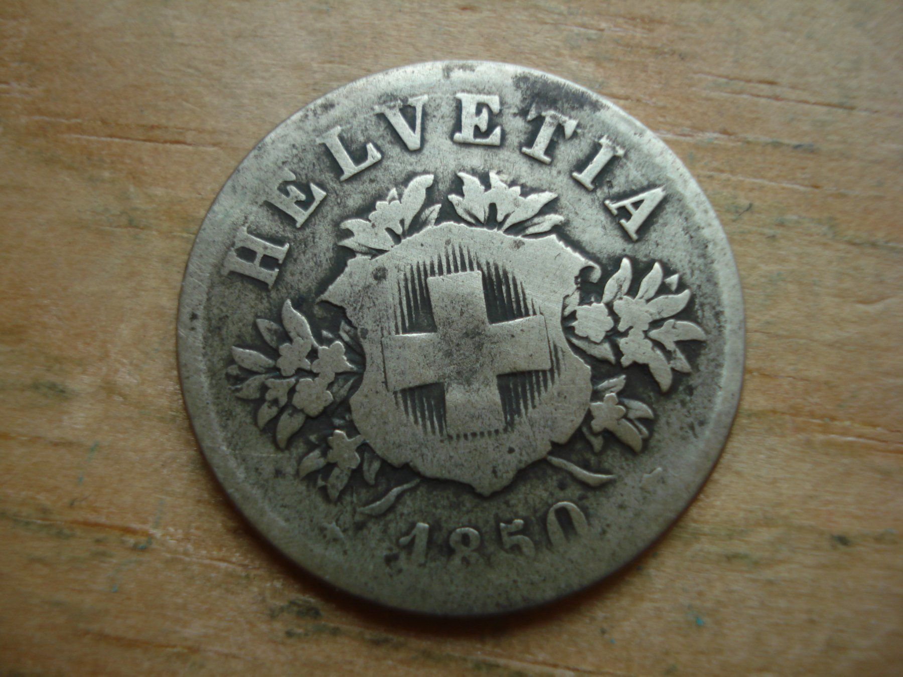 Tutti le monete: (W5) 20 Rappen 1850 – Usato da Erlach venduto da Net-Coins