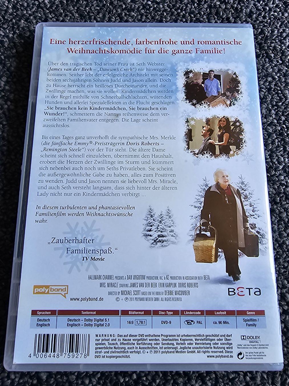 Tutti i DVDs: Mrs. Miracle: Ein zauberhaftes Kindermädchen (20982 – Usato da Ruswil venduto da jan_bxl5 1