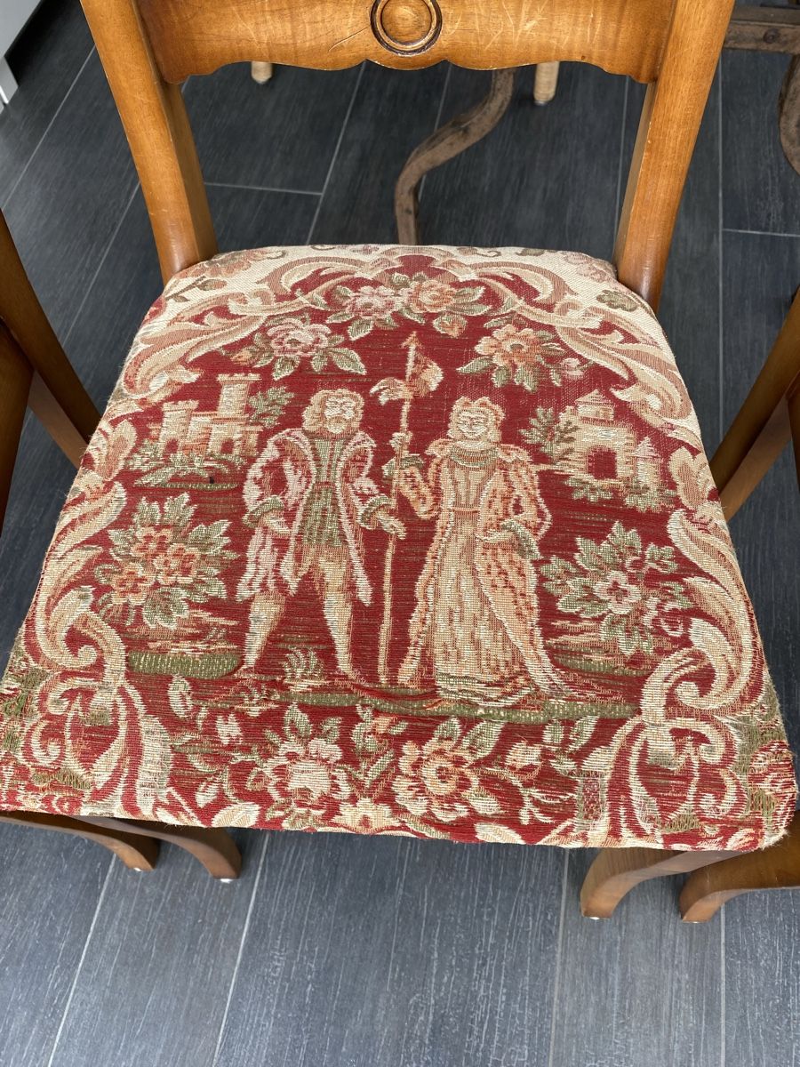 Sedie: 4 Stühle Biedermeier Stil Nussbaum – Usato da Aeugst am Albis venduto da derimker 5