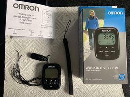 Omron Schrittzähler Walking Style IV black Bewegung Fitness