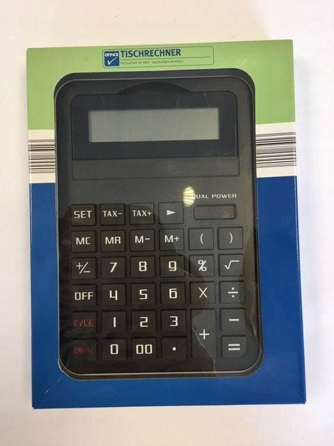 Taschenrechner: Tischrechner – Neu und originalverpackt aus Wängi von Bmo