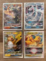 3 wunderschöne GX- und eine V-Star Pokemon-Cards