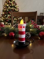  Weihnachtlicher Kerzenhalter  festliche Dekoration 