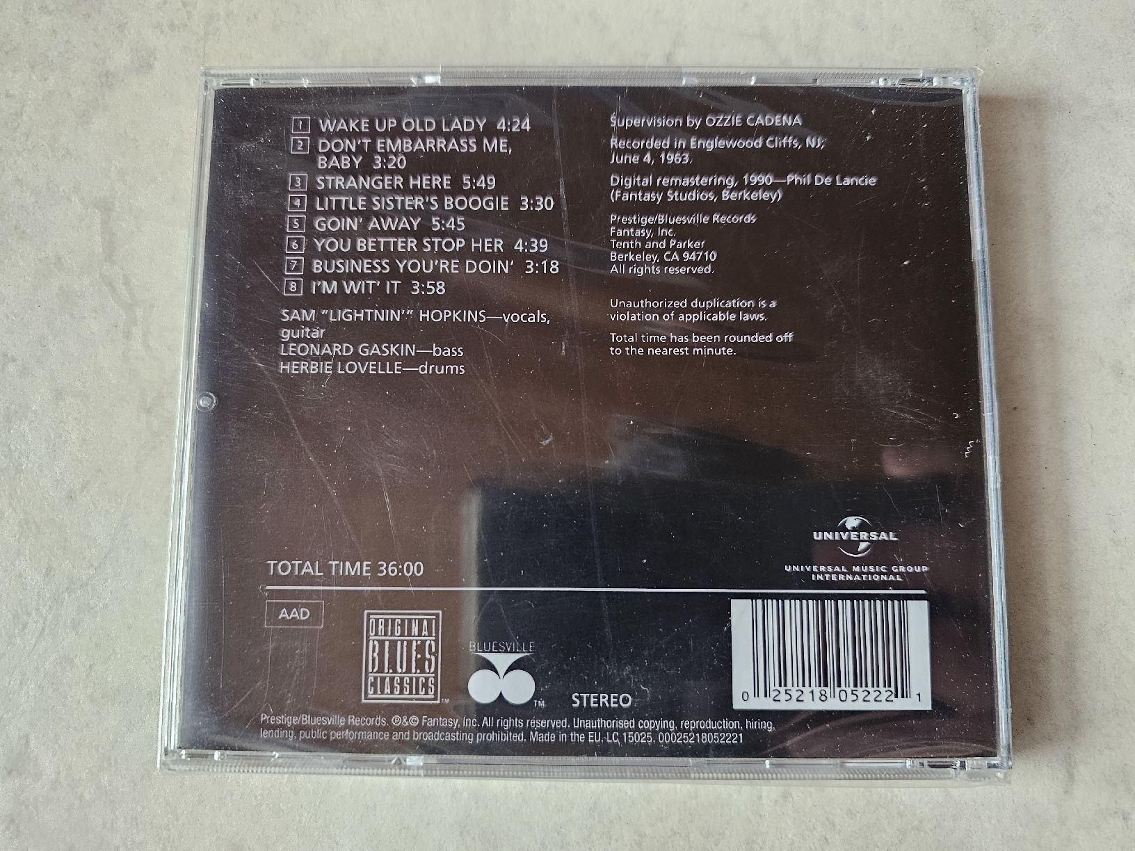 CDs: Lightnin' Hopkins  -  Goin' Away  /  Fabrikneu – Neu und originalverpackt aus Schneisingen von backstore24 1