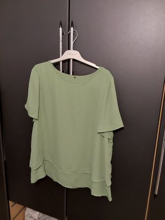 Chemisier léger kaki, idéal pour l'été, taille M/L