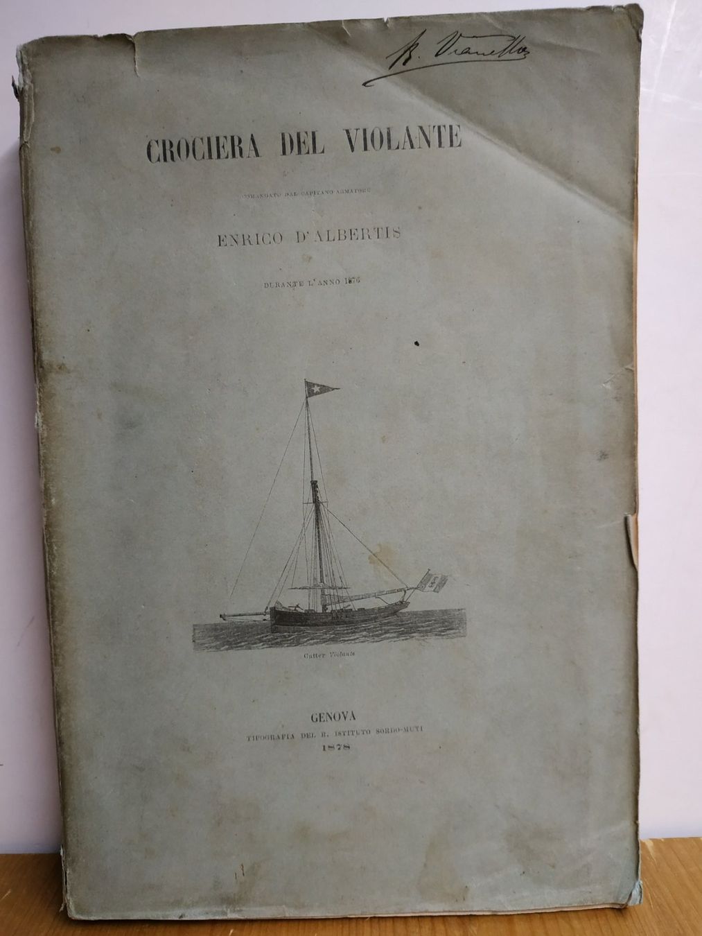 Libri: Schiff - Nave - Viaggi - "Crociera del Violante" - 1877 – Usato da Sorengo venduto da 74in