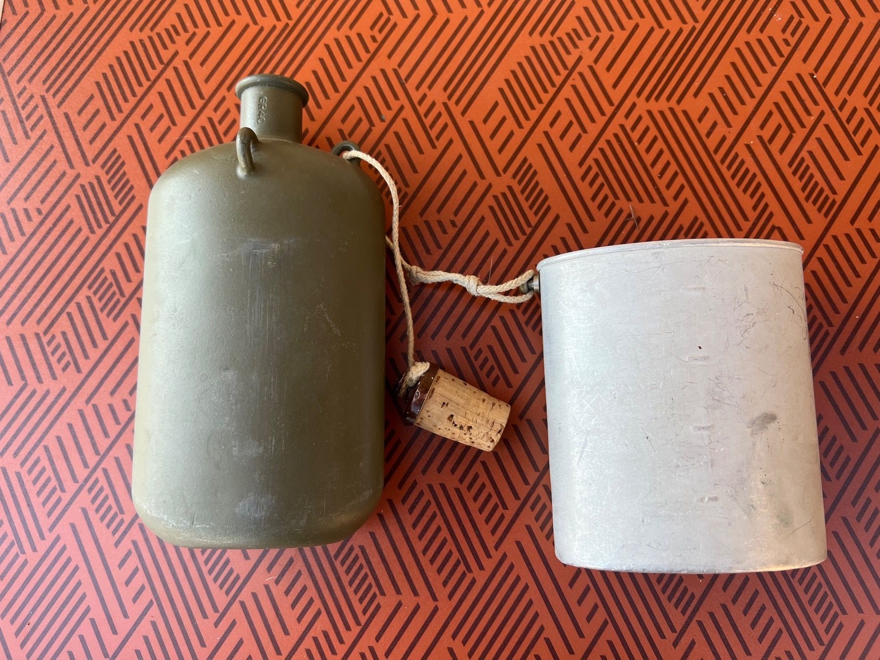 Schweizer Armee Borracce & Thermos: Gourde vintage armée suisse – Usato da Sergey venduto da Mascotte00 2