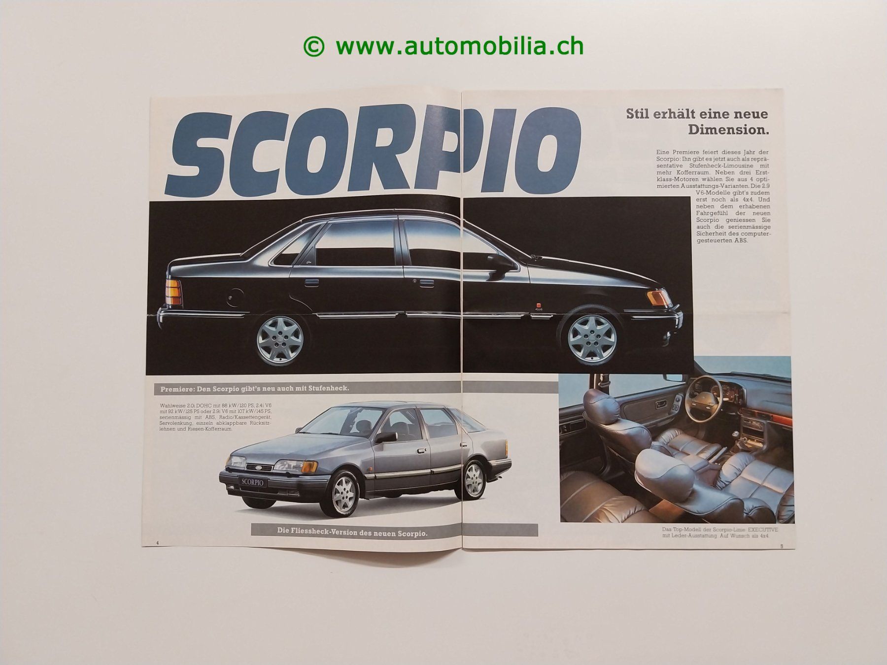 Ford Dokumente: Ford Revue 1990 Prospekt deutsch – Gebraucht aus Weingarten-Kalth von Bettelbruenneli 1
