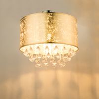 Deckenleuchte, Rund, Gold, 40 cm Ø, IP20