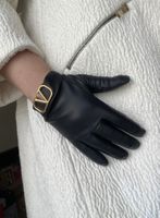 Valentino Garavani VLogo Lederhandschuhe Gr. 8