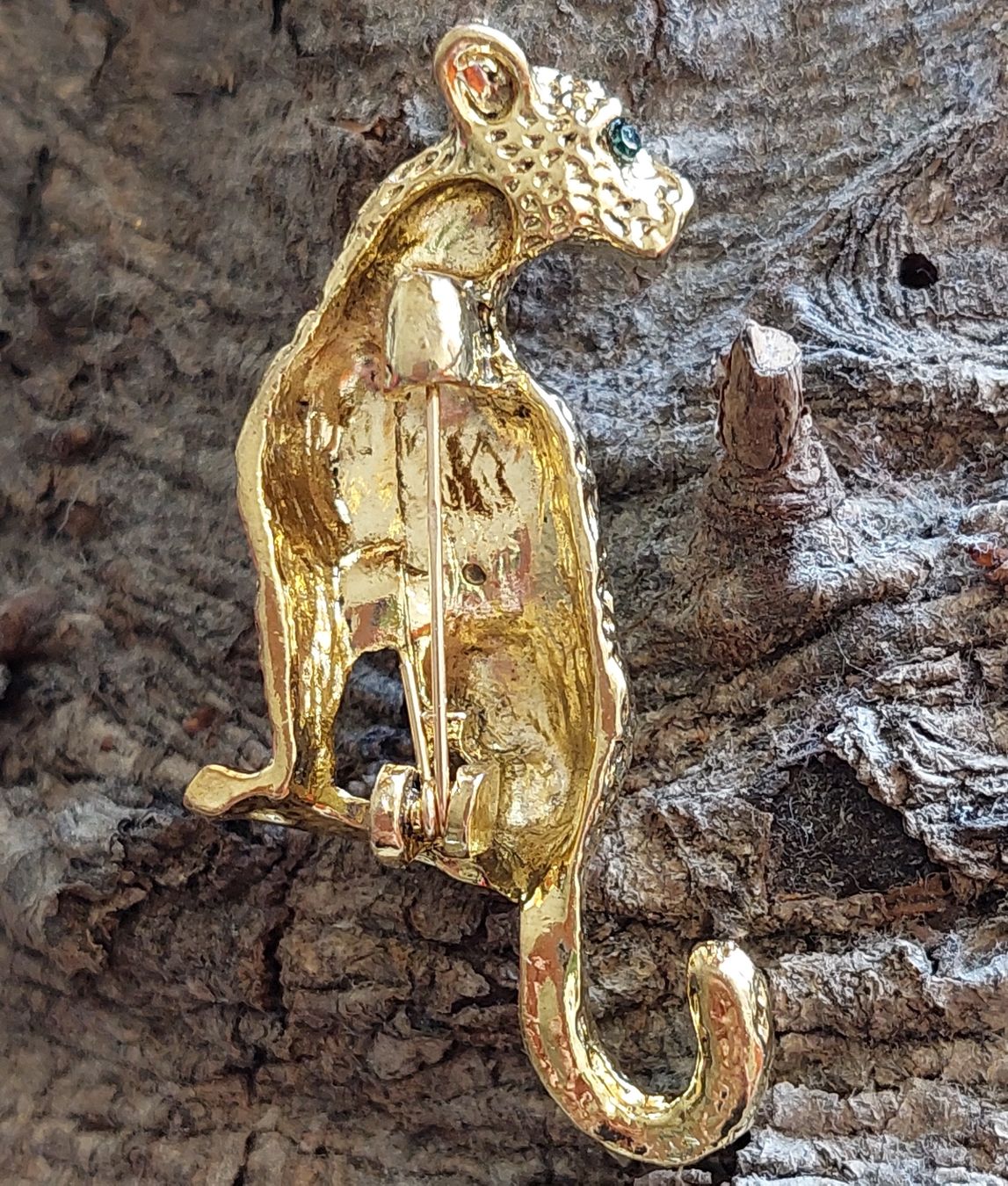 Broschen & Nadeln: Goldfarbener Vintage-Leopard Brosche – Neu (gemäss Beschreibung) aus Oberwil BL von Kukkaniitty 6