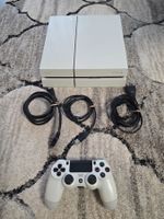 Sony PlayStation 4 (PS4) Weiss + 4 Spiele, Top Zustand