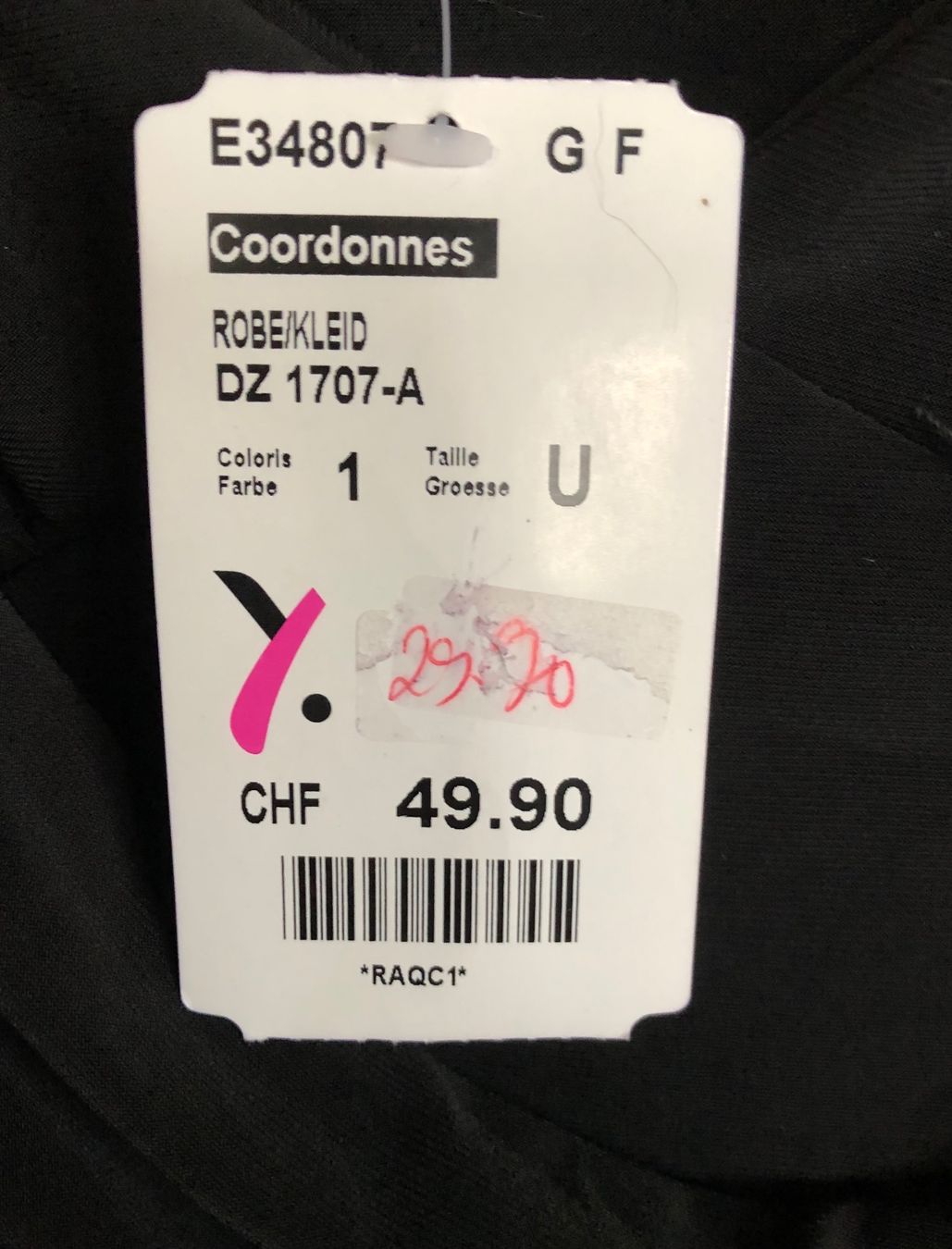 Tuniche: Robe mini ou tunique noire drapée Yendi taille S neuve – Nuovo e nell'imballaggio originale da Coppet venduto da Vanessamode 8