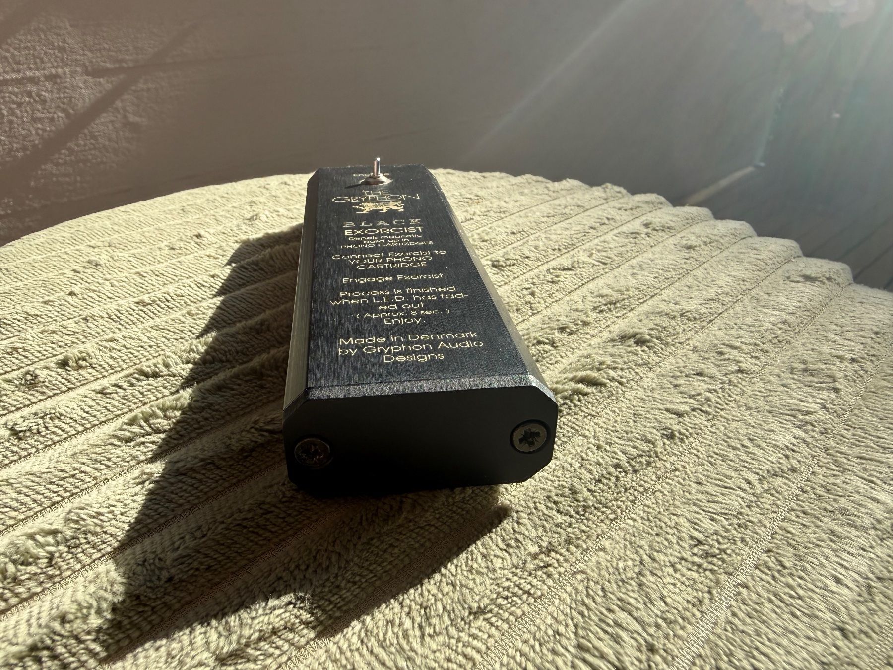 Amplificatori: The Gryphon Black Exorcist Phono Demagnetizer – Usato da Schlieren venduto da BT89 2