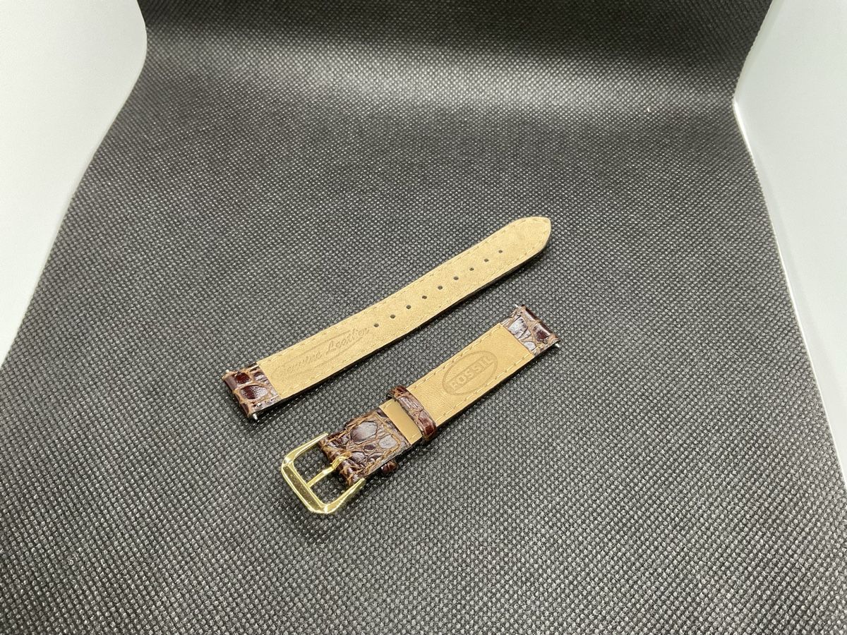 Fossil Armbänder & -reifen: Cinturino Fossil marrone 16mm – Neu (gemäss Beschreibung) aus Pregassona von TheWatchClub 1