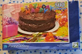 Puzzle 500 pièces Neuf: Gâteau d'anniversaire 🎉🎂🎁