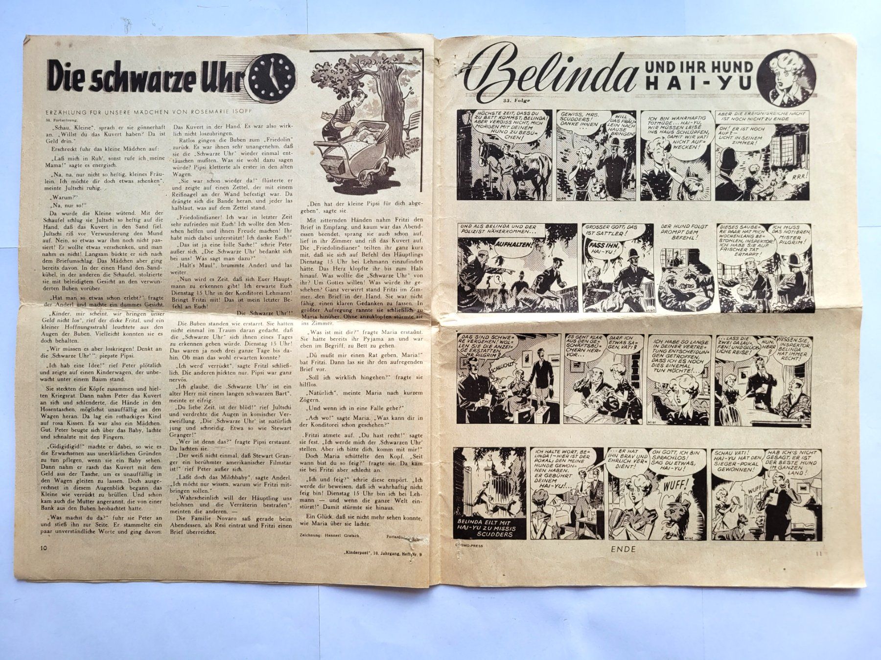 Zeitschriften & Magazine: Die Kinderpost Heft 9 / 1955 – Gebraucht aus Schöftland von huair 4