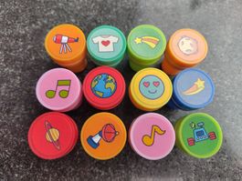 12 Stempel Weltraum Musik neu