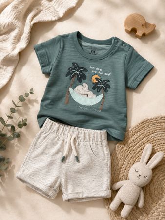C&A Baby T-Shirt und Hose Grösse 68 3-6M