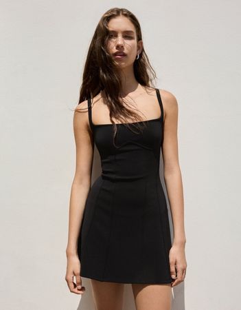 robe noir dos ouvert  d'été taille Marque ZARA pour femme