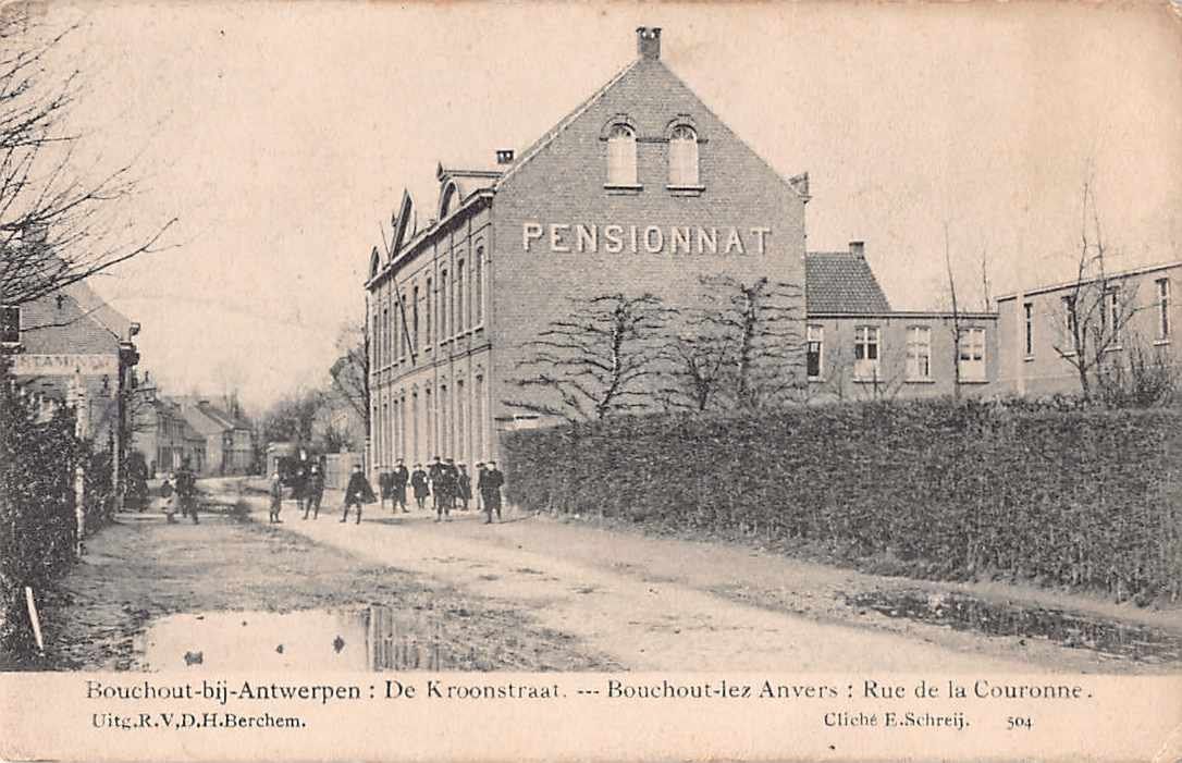 Ansichtskarten: alte Ansichtskarte BOUCHOUT BE 1907 – Gebraucht aus Winterthur von SchatzchischtliWinti