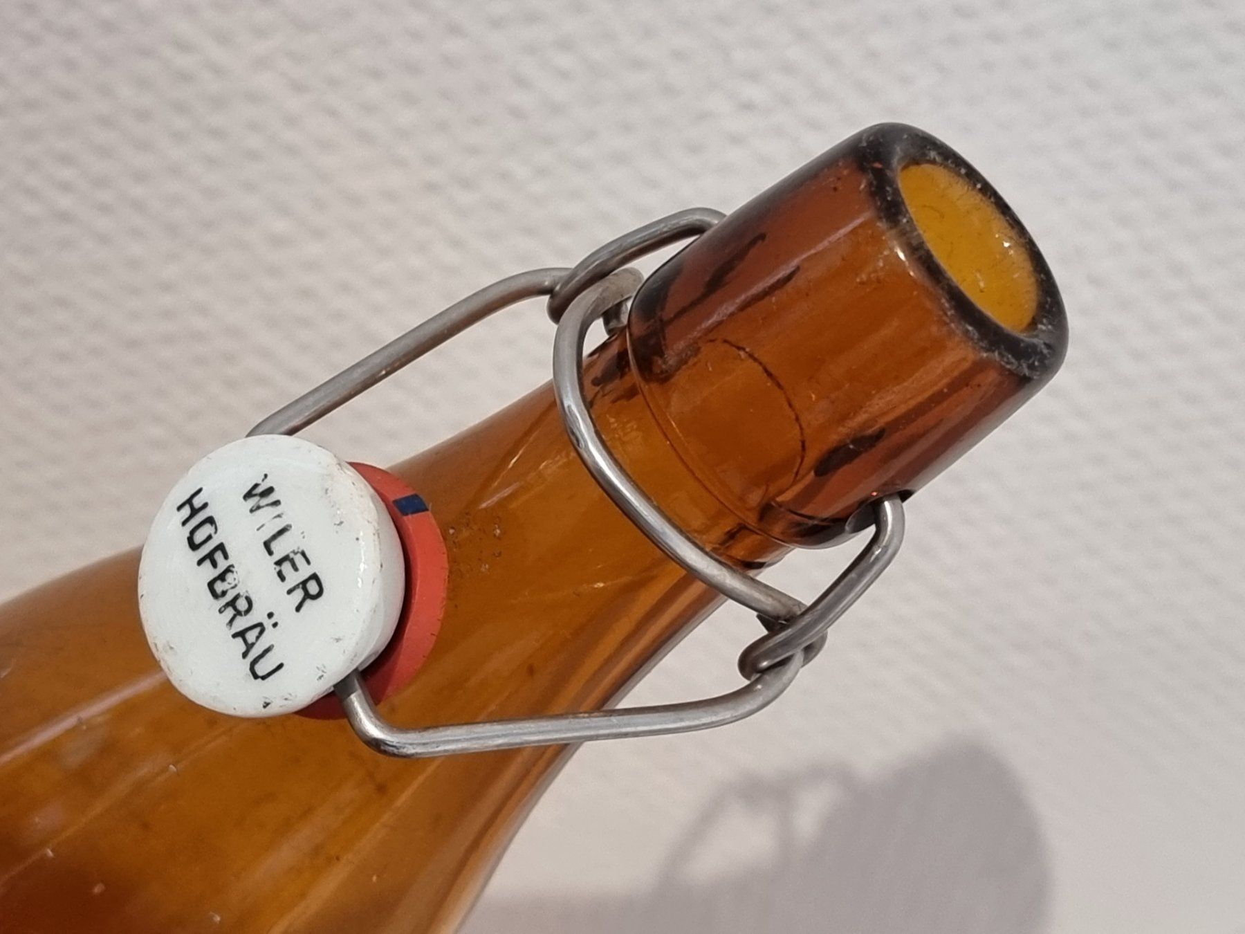 Bicchieri, Caraffe & Bottiglie: Wiler Hofbräu Bierflasche 1960 – Usato da Lommis venduto da 0815undmehr 3