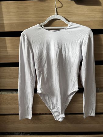 Zara white bodysuit XS