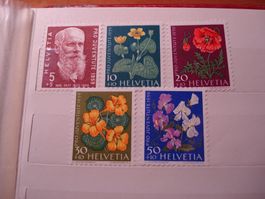Satz Pro Juventute 1959, **, Blumen