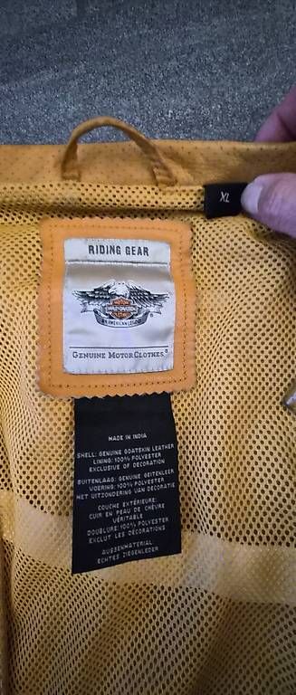 Harley-Davidson Giacche: Motorradjacke Harley Davidson hellbraun Grösse XL – Usato da Dietikon venduto da Agiraffe 3