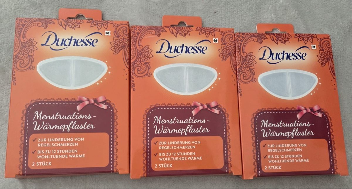 Altro per la cura del corpo: Duchesse Menstruations-Wärmepflaster 3x 2 Stk. neu – Nuovo e nell'imballaggio originale da Turtmann venduto da p1413b