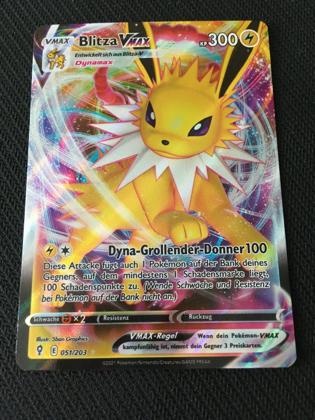 Pokémon Carte collezionabili: Pokémon - Blitza VMAX - Drachenwandel - EVS 051 - DE – Nuovo (secondo la descrizione) da St.Gallen venduto da Punktchen01