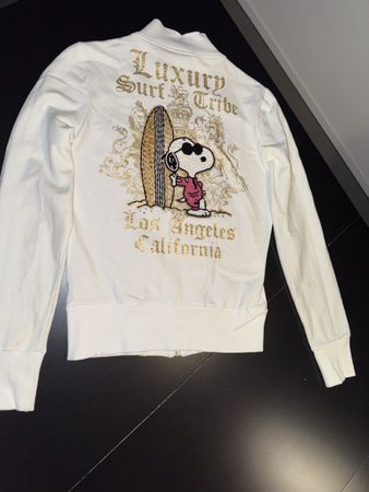 Weisse Cartoons  Couture Jacke mit Snoopy, Gr. S, Neuwertig!