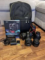 Nikon D7000 mit lediglich 9800 Auslösungen und 3 Objektiven