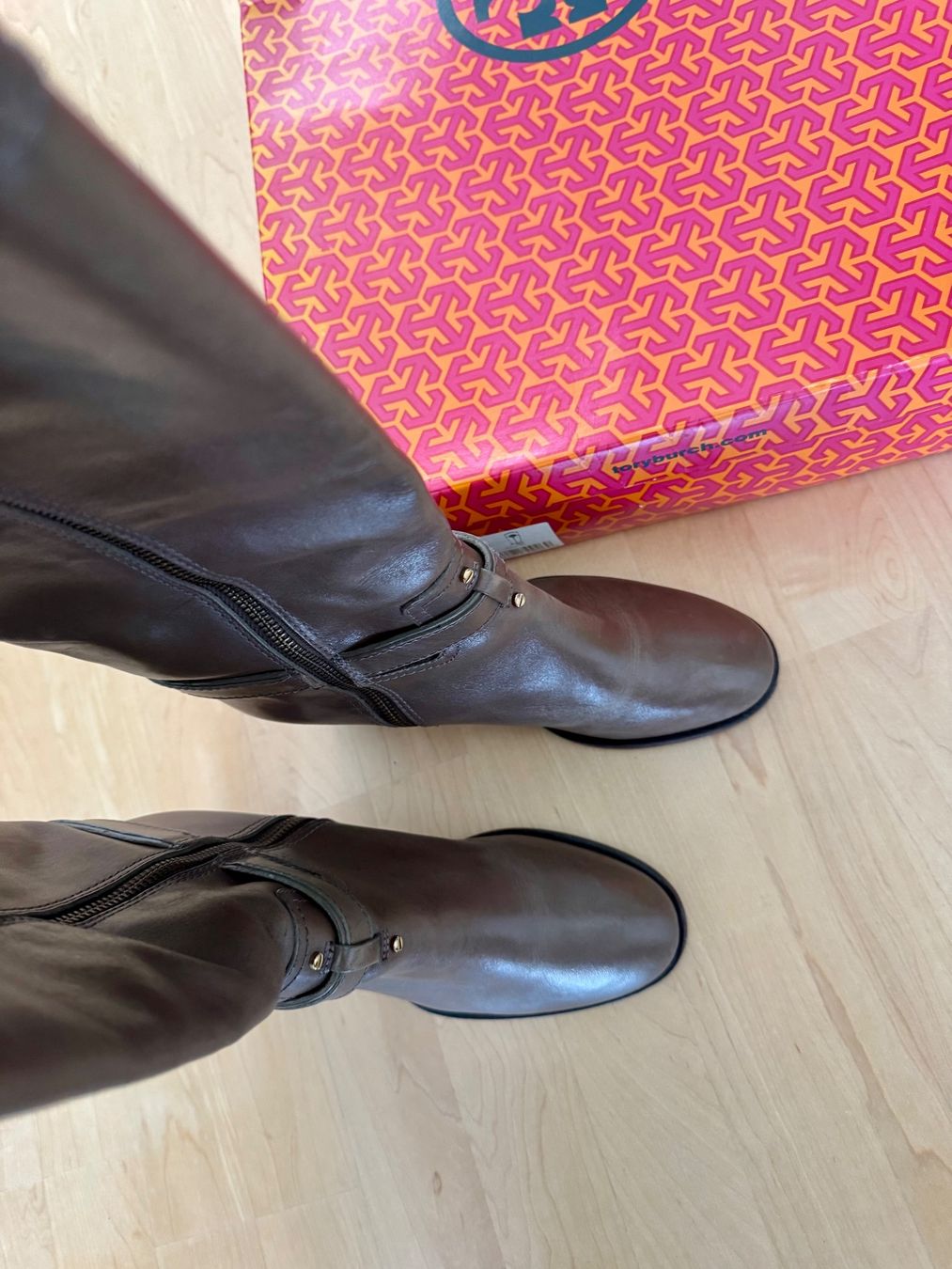 Tory Burch Scarpe da donna: Wunderschöne Tory Burch Leder Stiefel, Grösse 38 – Usato da Männedorf venduto da Positive81 2