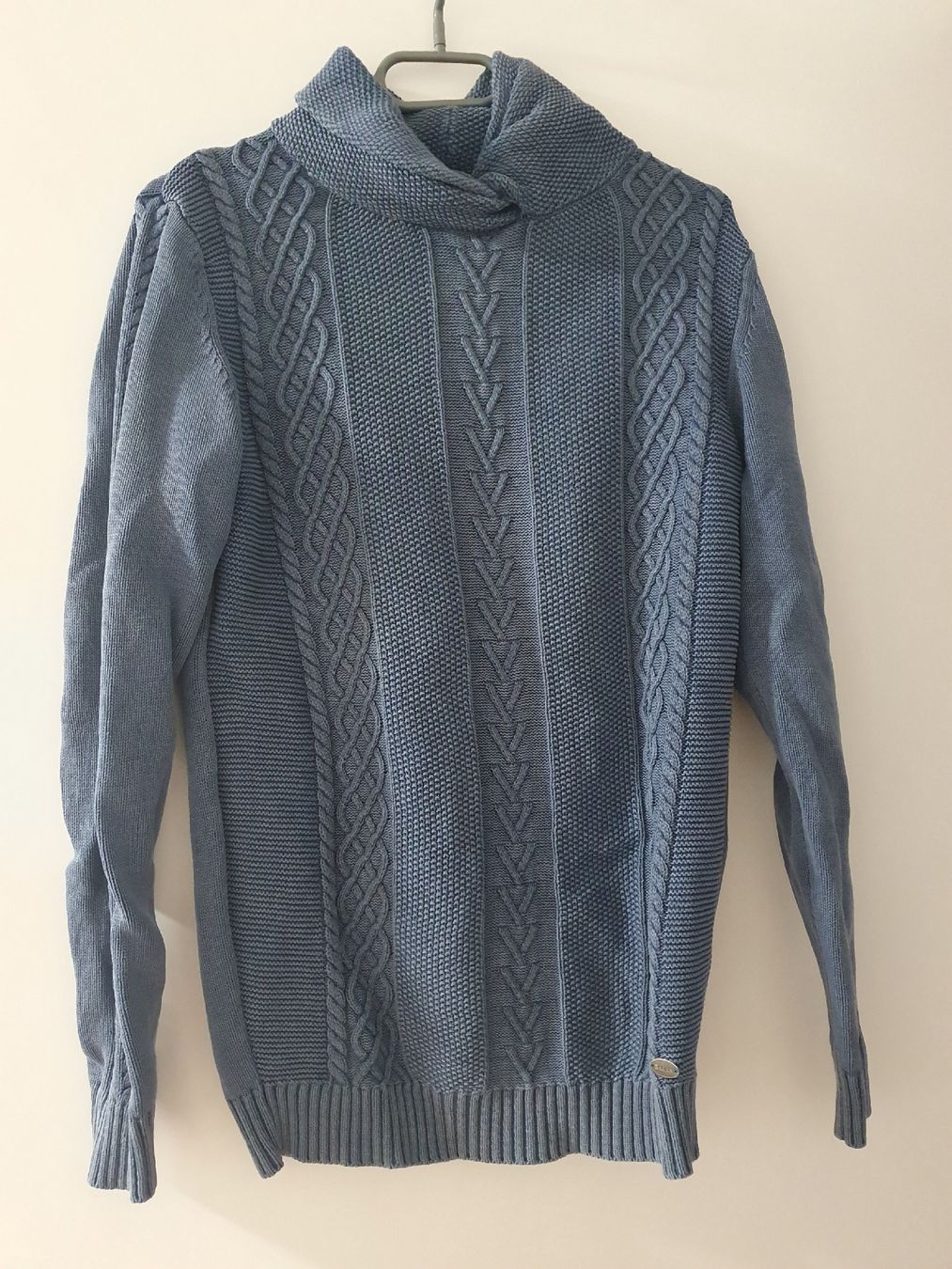 Pullover & Sweatshirts: Pullover Salsa blau Grösse M mit Kragen  – Gebraucht aus St.Gallen von Avena135