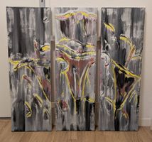 😊 CC Art BILD,100x90cm, auf Leinwand, handmade