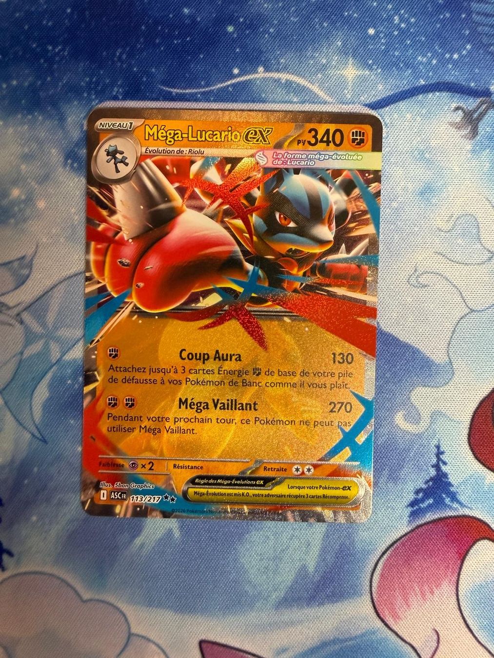 Pokémon Sammelbilder & Trading cards: Méga-Lucario EX - ASC 113 FR – Neu (gemäss Beschreibung) aus Courgenay von ScamBoxOff