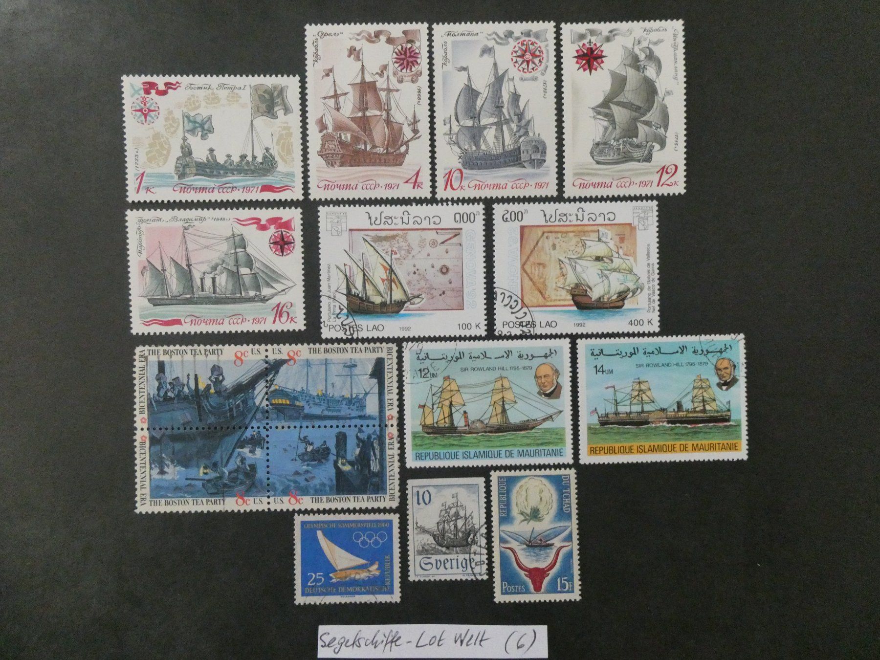 Tutti i francobolli: Segelschiffe-Lot Welt (6) – Usato da Lausen venduto da Herbamare01
